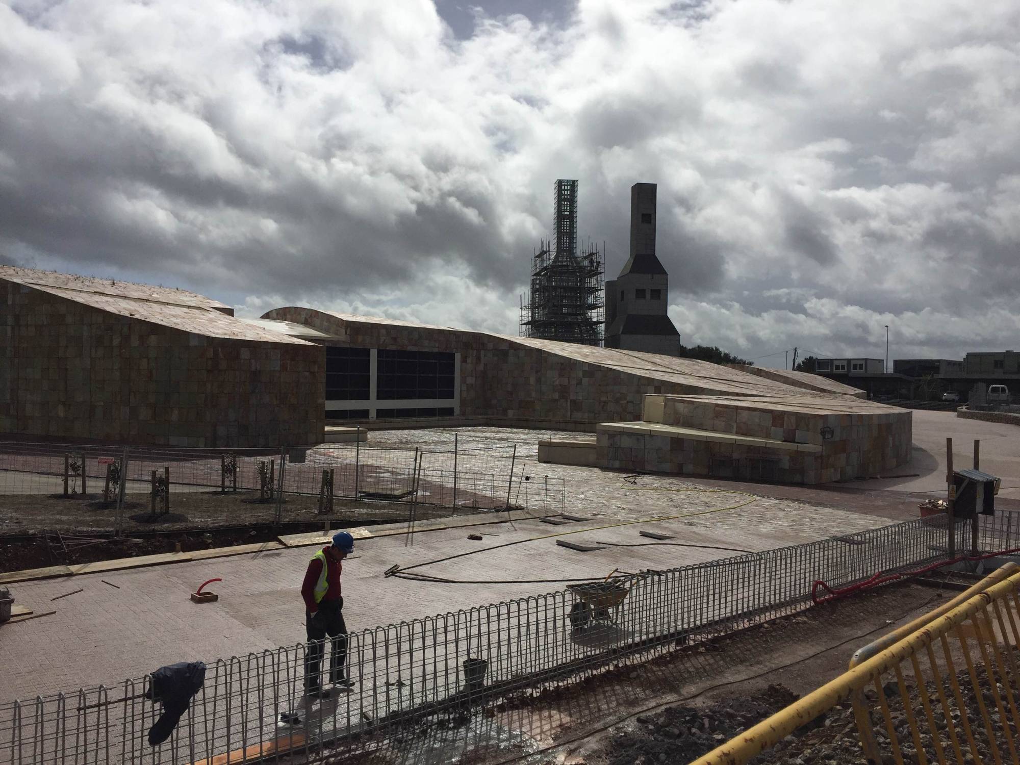 Obra de Comasa Norte en la Cidade da Cultura